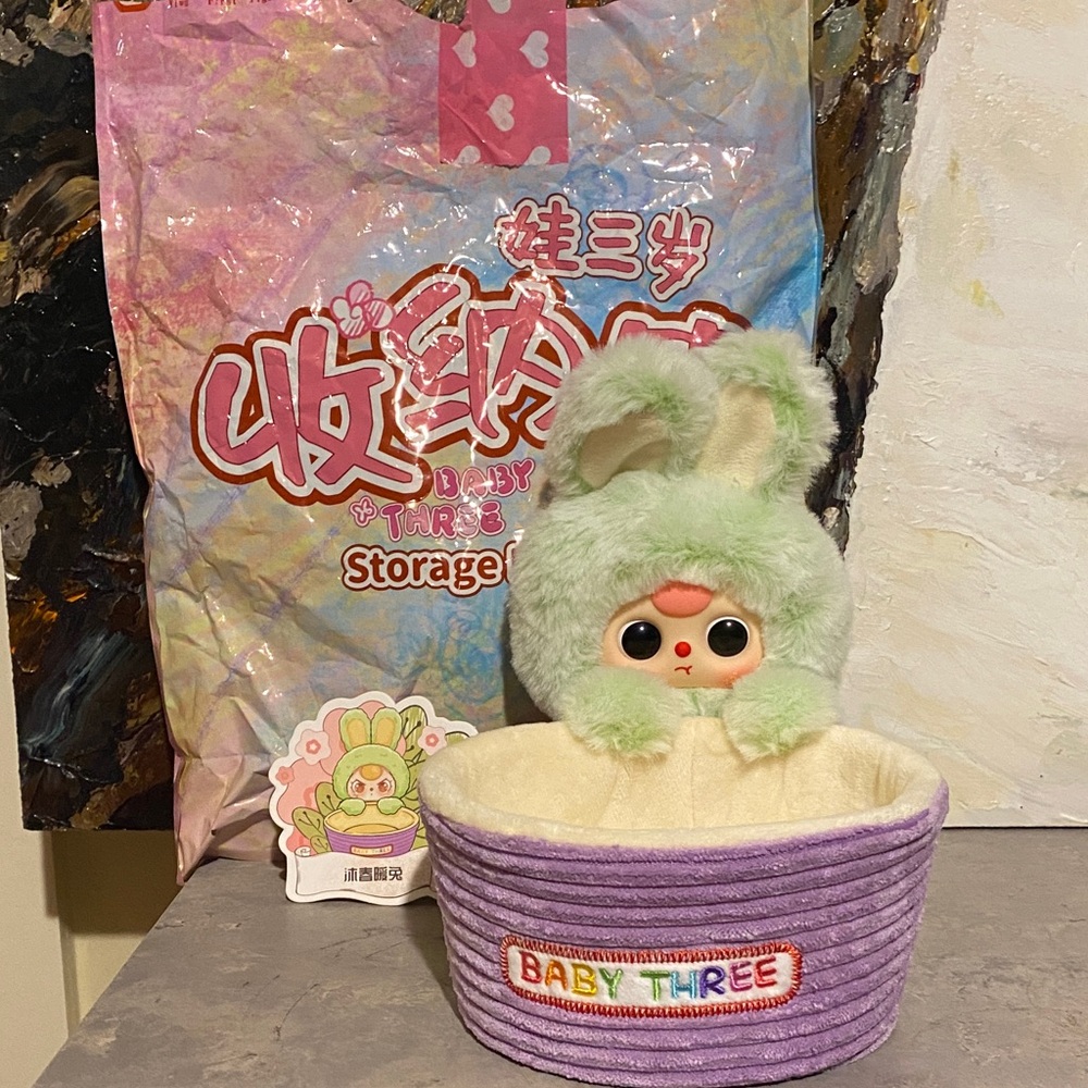 Rare Baby Three Storage Basket